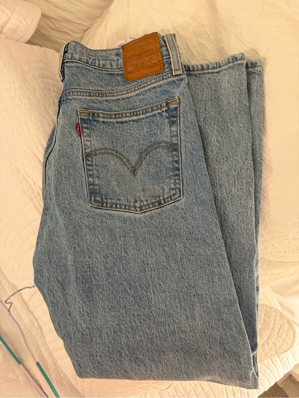 Levi's Women’s Light Blue Denim Jeans Wedgie style